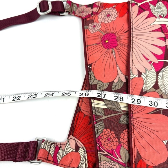 Vera Bradley Lighten Up Slim Crossbody Bag Bohemian Blooms Canvas Handbag New - Picture 8 of 8